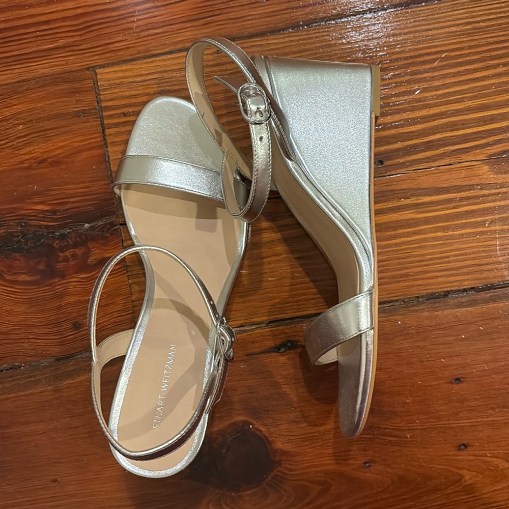 Silver heels